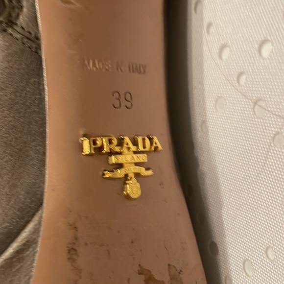 Prada knee high platform boots olive color - Picture 7 of 12